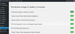 WordPress Image to Gallery Converter